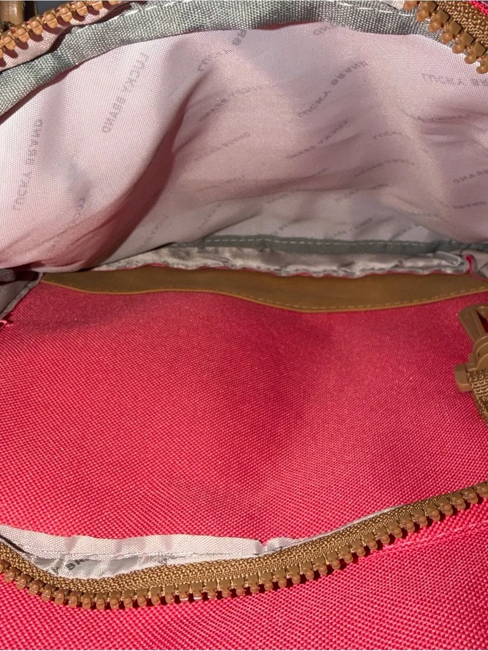 Lucky Brand Pink Camp Clover Backpack + Mini-New
